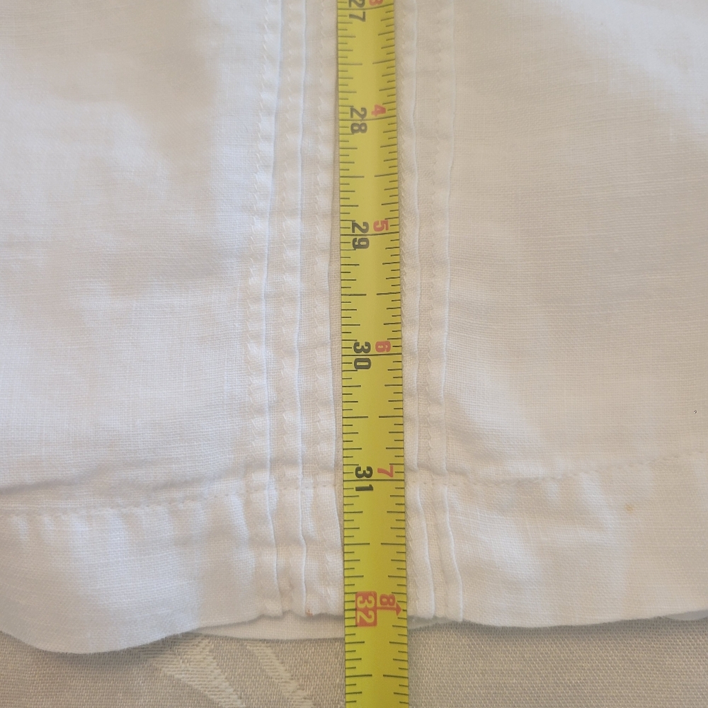 GAP White Sleeveless Pintuck Cotton Shift Dress - Picture 14 of 14